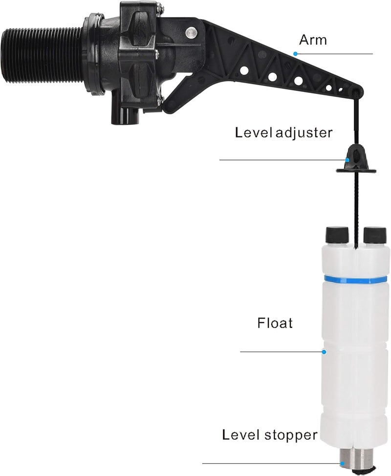 IMXMI 1/2" Tankbuddy Valve PumpBuddy High Flow Large Water Discharge 15mm Float Valve Double Water Level and Adjustable Water Level (TB15) - Image 2